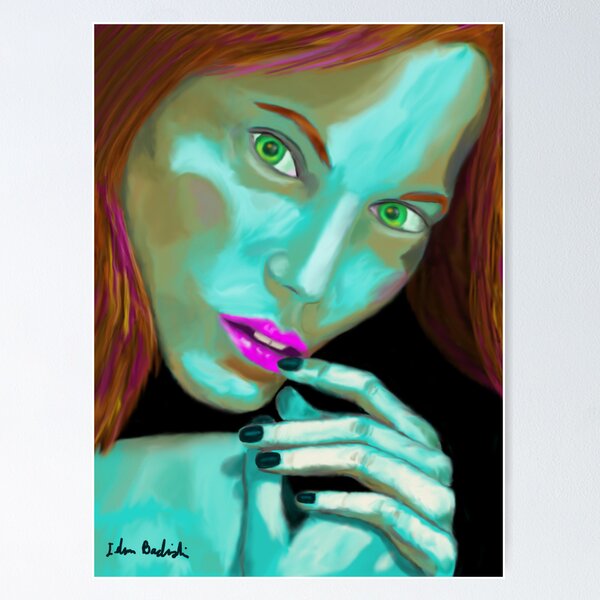 Item preview, Beautiful Fluorescent Girl  designed and sold by ibadishi.