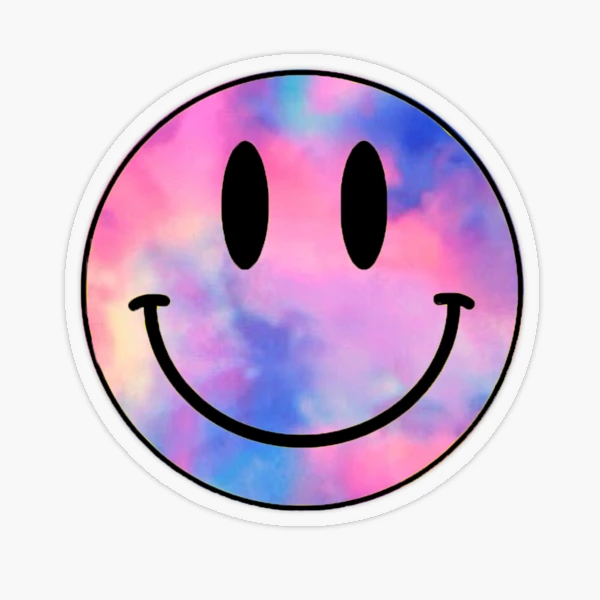 smiley face sticker - TenStickers