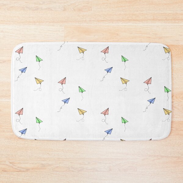 Item preview, Pastel paper airplane doodles designed and sold by phoebenic.