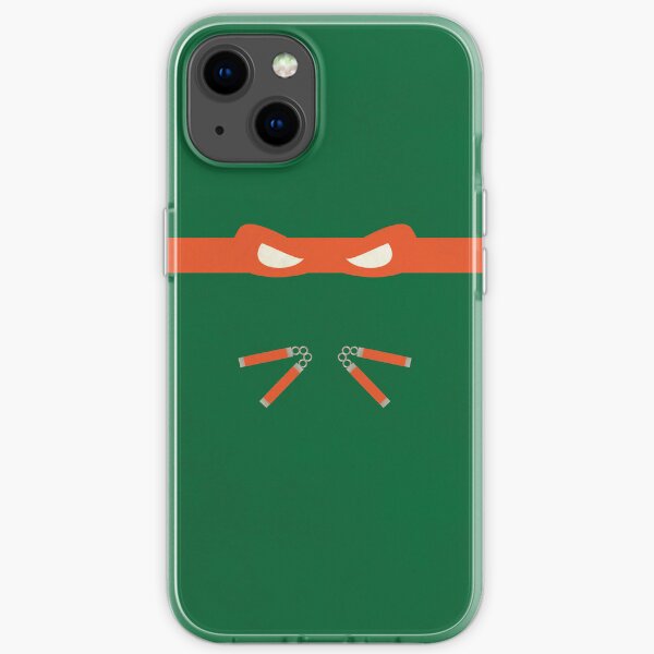 Orange Ninja Turtles Michelangelo iPhone Soft Case