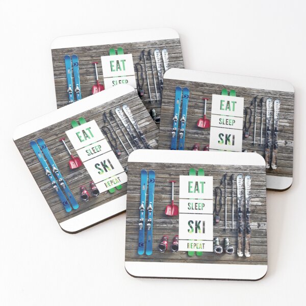 Item preview, Eat Sleep Ski Repeat  designed and sold by ApexDesigns1.