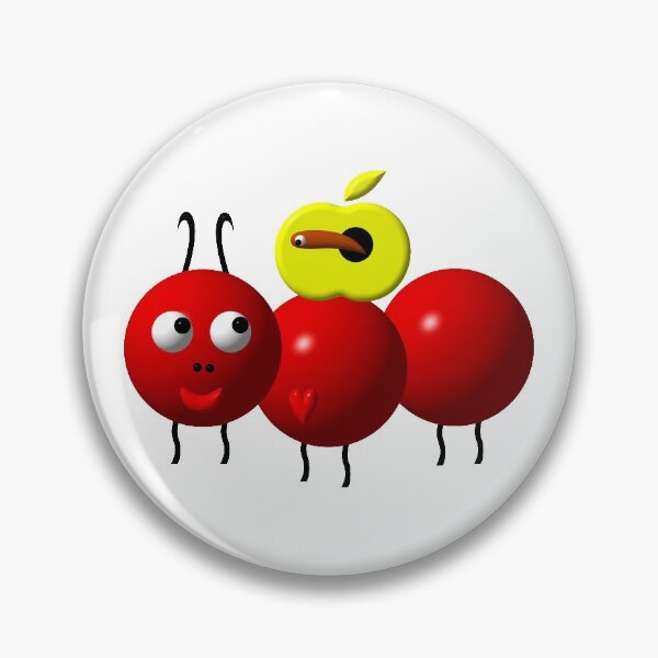 Item preview, Cute ant with an apple designed and sold by Artist4God.