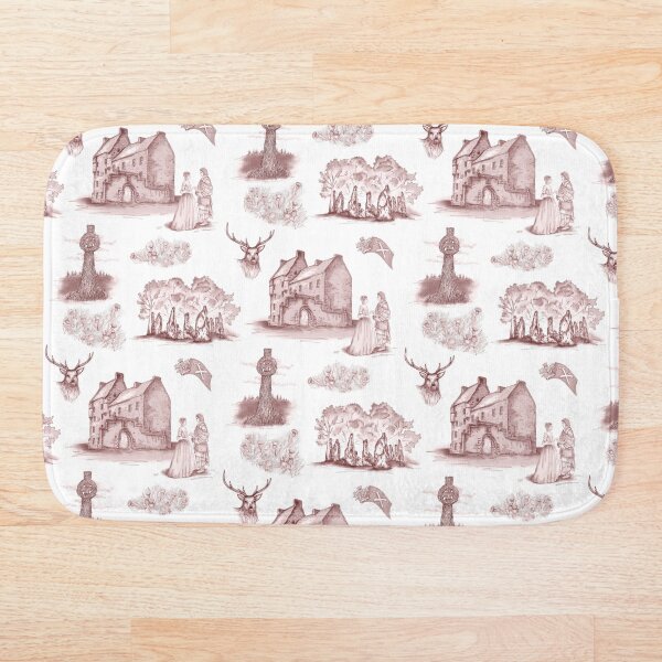 Item preview, Highlander Toile in Burgundy designed and sold by Sharilea.