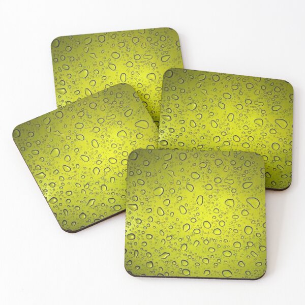 Item preview, Green real water drops designed and sold by bubblediva.
