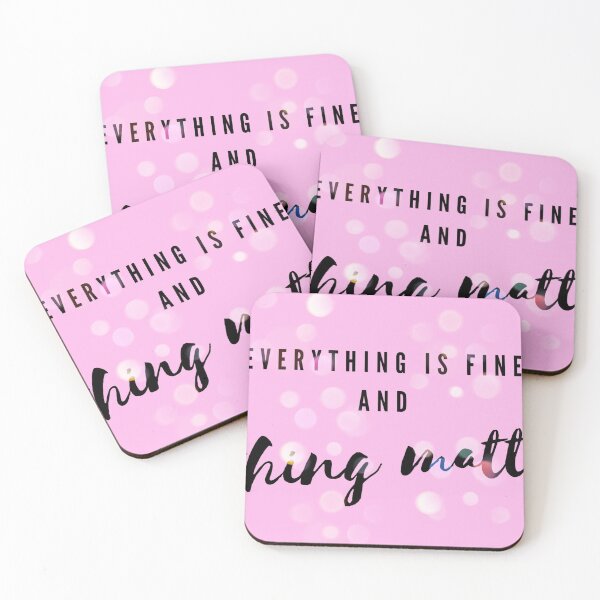 Item preview, Everything is Fine (V2) all time low designed and sold by moon-drunk.