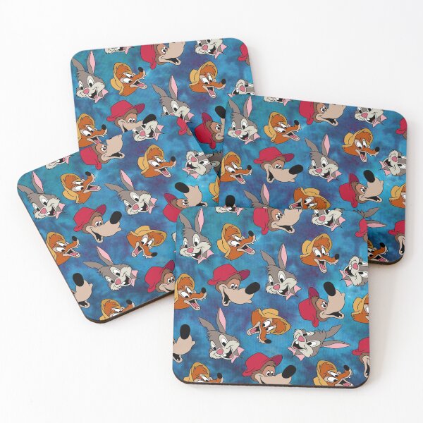 Splash Mountain pattern Coasters (Set of 4)