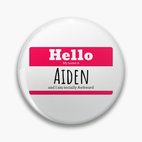 Item preview, Hello I am Aiden and I am socially awkward designed and sold by IcyTees.