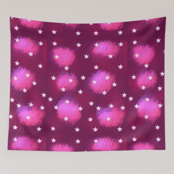 Item preview, Pink Clouds and Stars designed and sold by cherubi19.