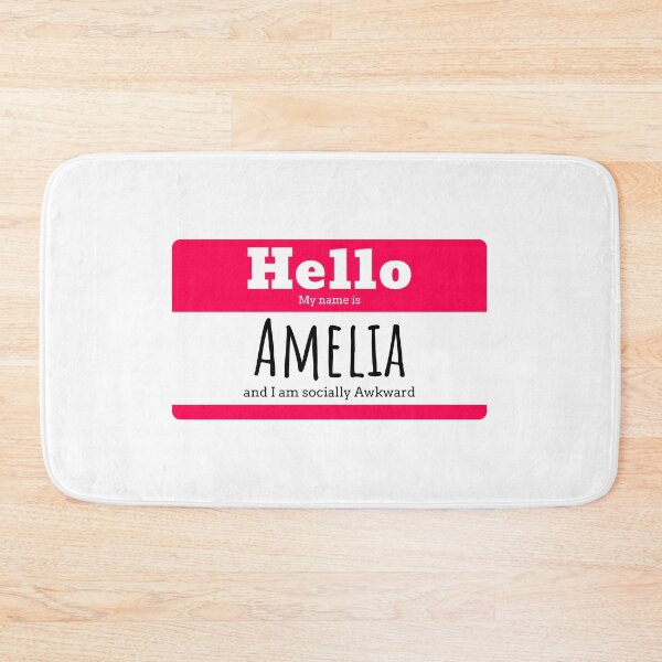 Item preview, Hello I am Amelia and I am socially awkward designed and sold by IcyTees.