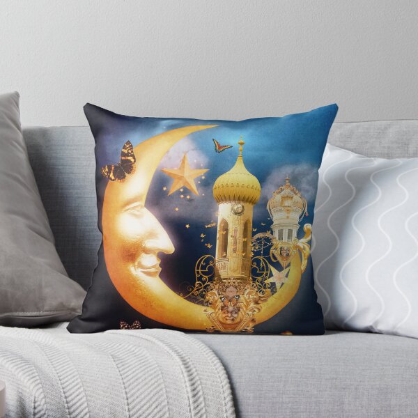 New Moon Throw Pillow