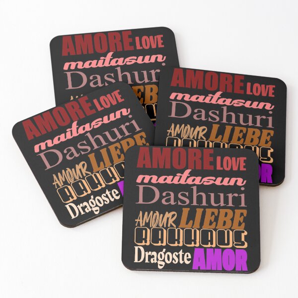 Item preview, Love in different languages ​​and fonts designed and sold by shurikaner.