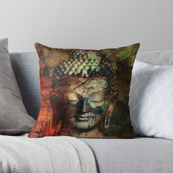 Sit in Silence Throw Pillow
