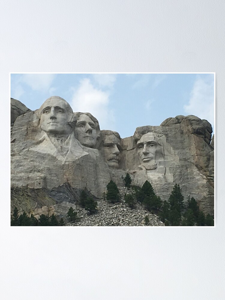 Mt Rushmore Poster By Bozette Redbubble