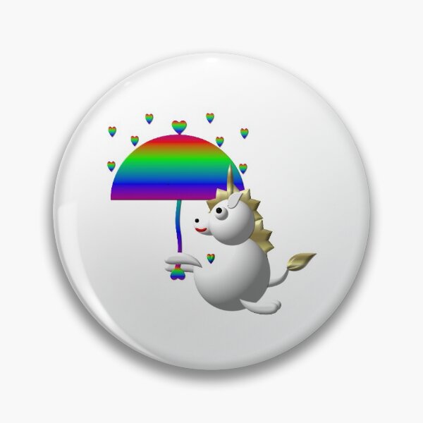 Item preview, Cute unicorn with an umbrella designed and sold by Artist4God.