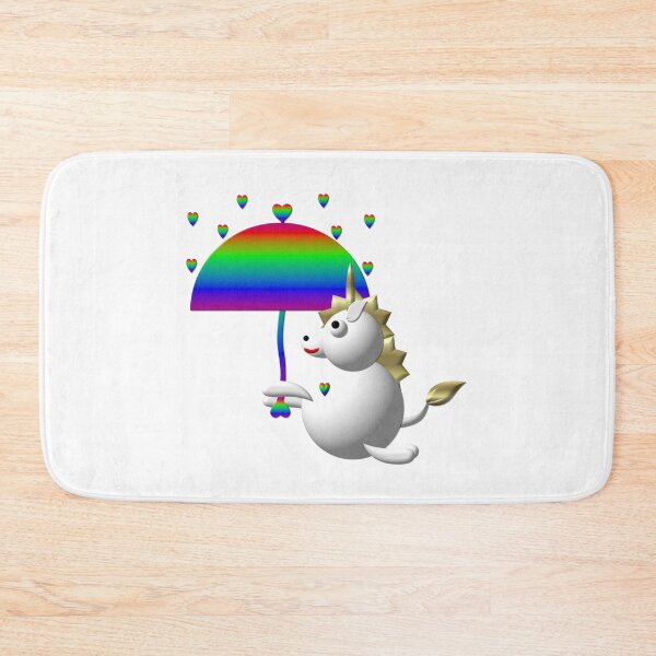 Item preview, Cute unicorn with an umbrella designed and sold by Artist4God.