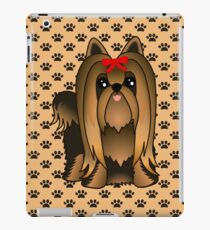 Vinilo o funda para iPad Cute Long Hair Yorshire Terrier Puppy Dog
