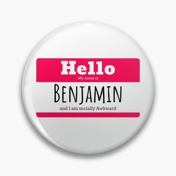 Item preview, Hello I am Benjamin and I am socially awkward designed and sold by IcyTees.