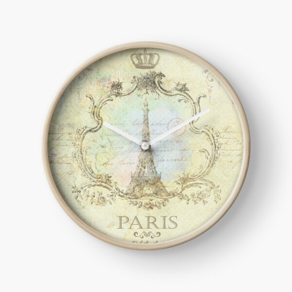 Paris Embrace Clock