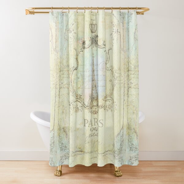 French Shower Curtains Redbubble