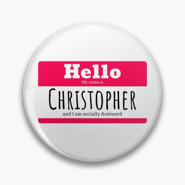 Item preview, Hello I am Christopher and I am socially awkward designed and sold by IcyTees.