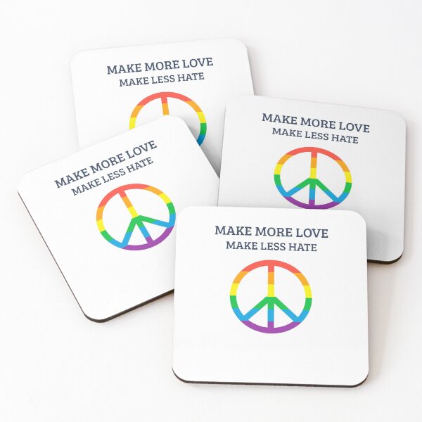 Item preview, Make More Love Make Less Hate designed and sold by Charlie Oscar.