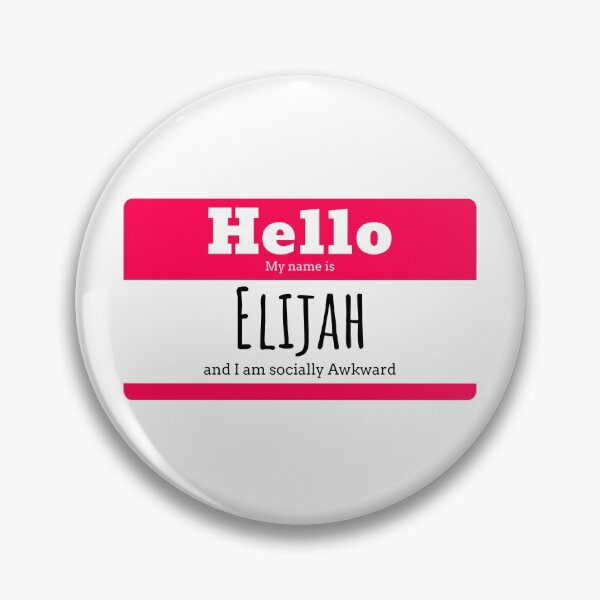 Item preview, Hello I am Elijah and I am socially awkward designed and sold by IcyTees.