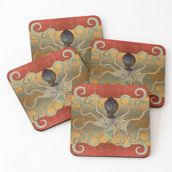 Item preview, Pompeii octopus designed and sold by WondrousStrange Designs.