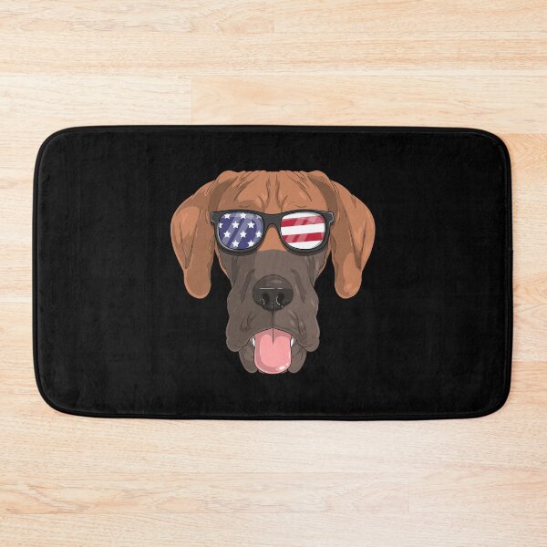 Item preview, Patriotic Great Dane Dog Merica American Flag designed and sold by fatamyfan1.