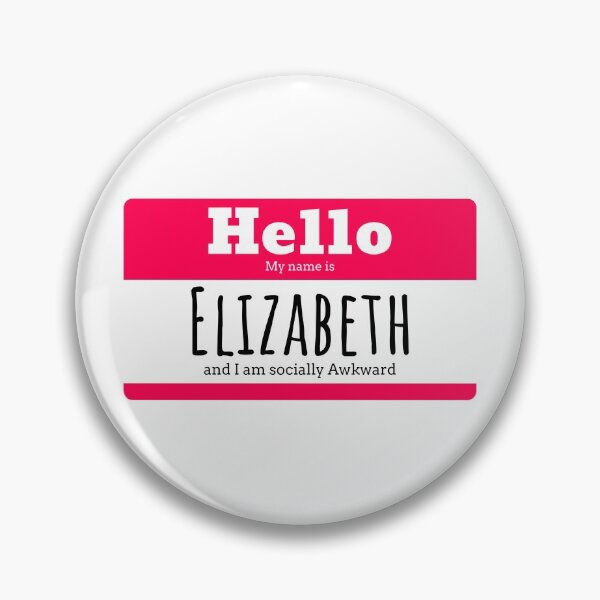 Item preview, Hello I am Elizabeth and I am socially awkward designed and sold by IcyTees.