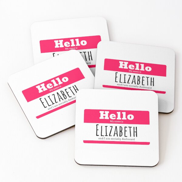 Item preview, Hello I am Elizabeth and I am socially awkward designed and sold by IcyTees.