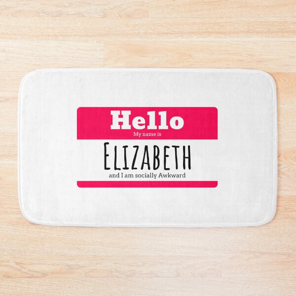 Item preview, Hello I am Elizabeth and I am socially awkward designed and sold by IcyTees.