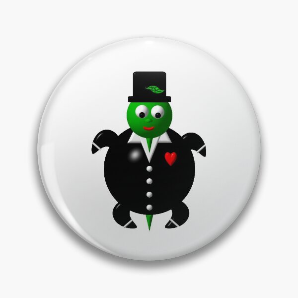 Item preview, Cute turtle wearing a tuxedo designed and sold by Artist4God.