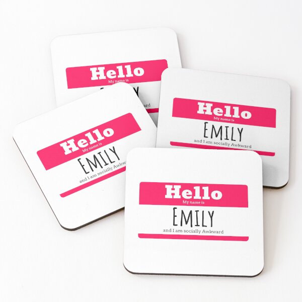 Item preview, Hello I am Emily and I am socially awkward designed and sold by IcyTees.