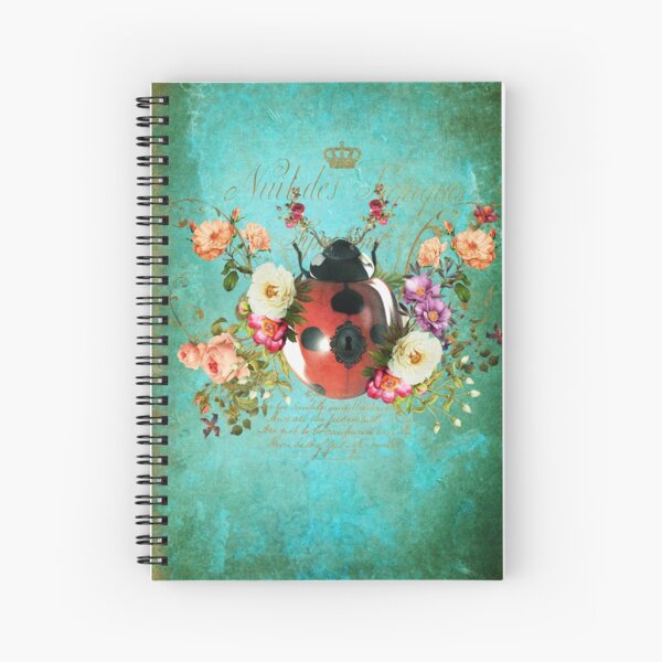 Lady Bug Luck Portrait Spiral Notebook