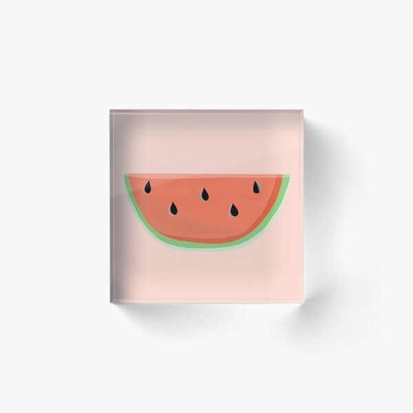 Watermelon Acrylic Block