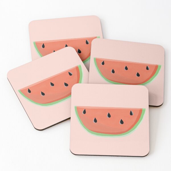 Watermelon Coasters (Set of 4)