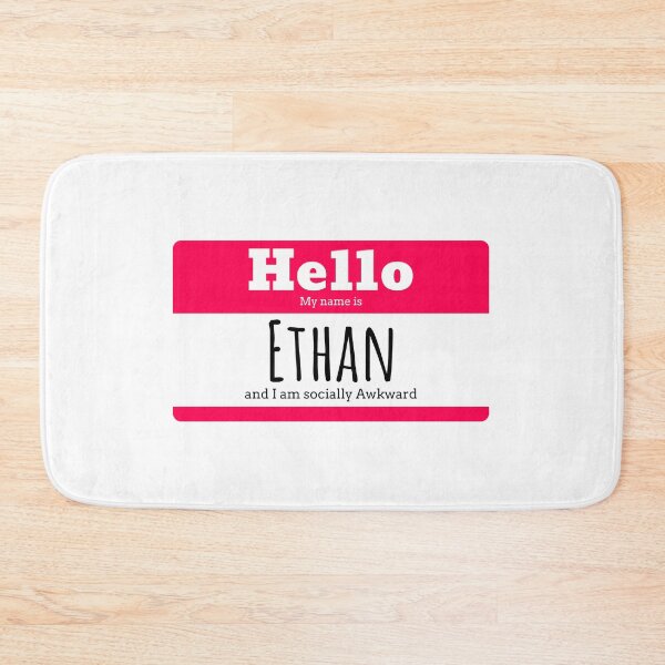 Item preview, Hello I am Ethan and I am socially awkward designed and sold by IcyTees.