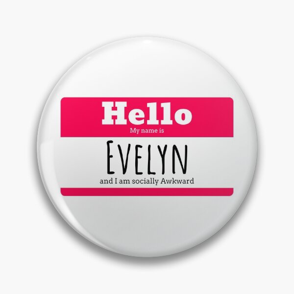 Item preview, Hello I am Evelyn and I am socially awkward designed and sold by IcyTees.