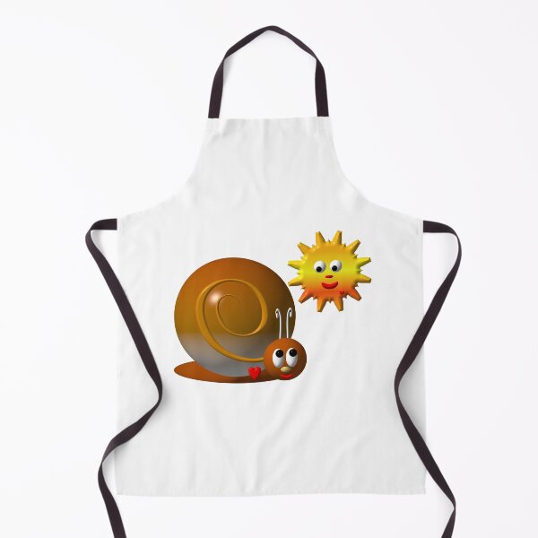 Item preview, Cute snail with a smiling sun designed and sold by Artist4God.