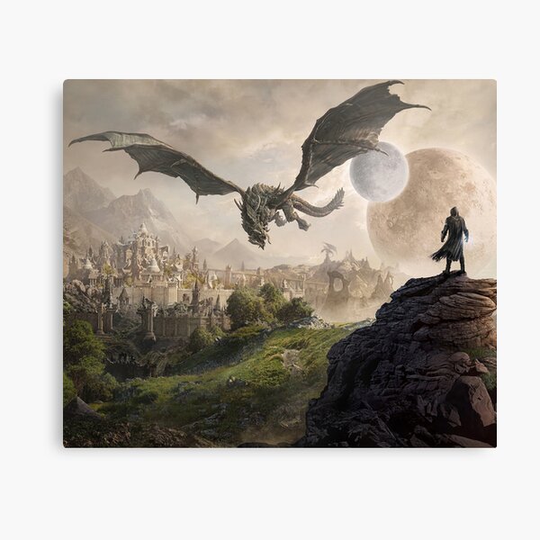 The elder scrolls Canvas Print