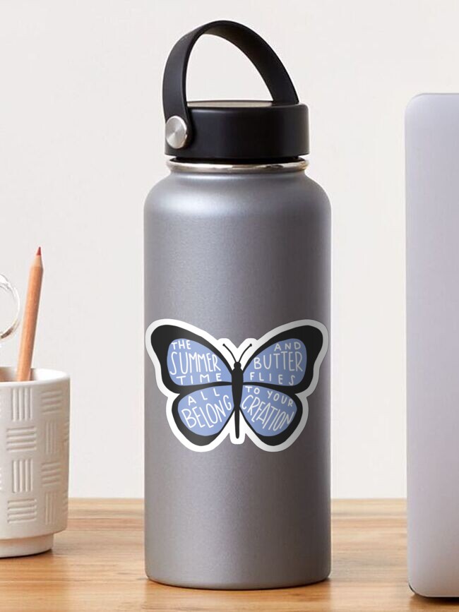 summertime and butterflies blue - olivia by one direction Sticker for Sale  by andreariv