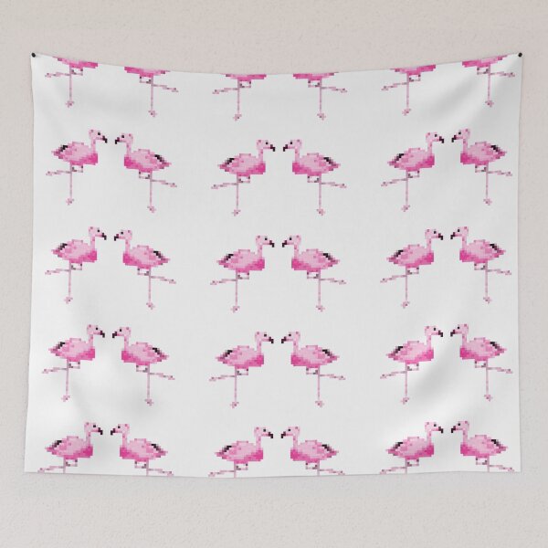 Item preview, Pixel Flamingos designed and sold by Prettyinpinks.