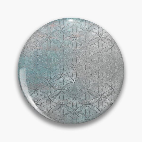 Item preview, flower of antique silver aqua designed and sold by filippobassano.