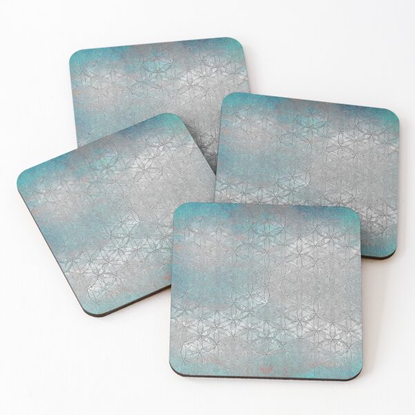 Item preview, flower of antique silver aqua designed and sold by filippobassano.