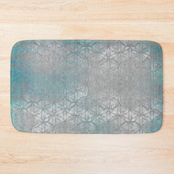 Item preview, flower of antique silver aqua designed and sold by filippobassano.