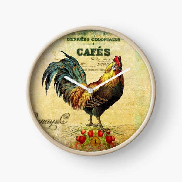 Cafe Rooster Full Clock