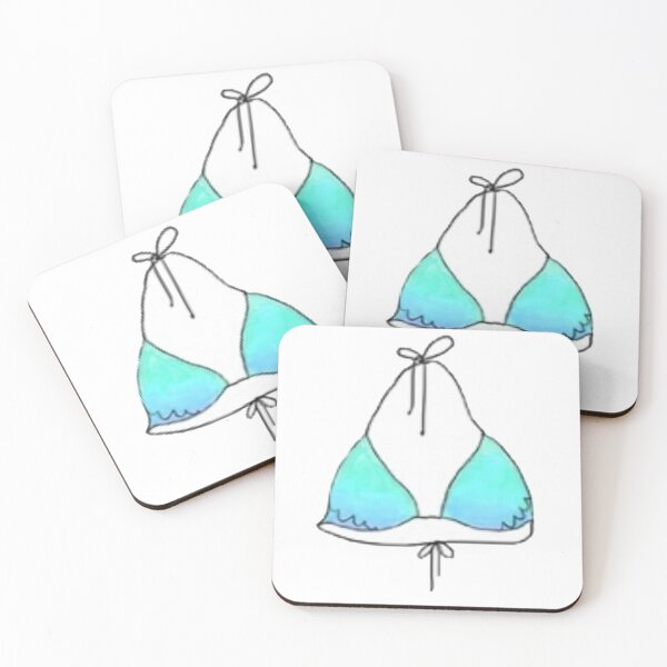 Item preview, Teal ombré bikini top designed and sold by callistapaige.