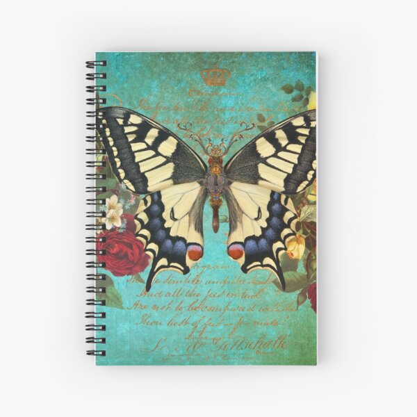 Butterflying High Spiral Notebook