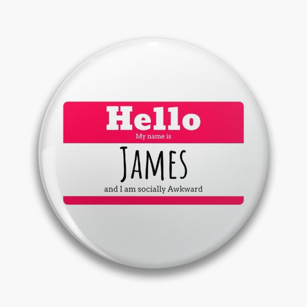 Item preview, Hello I am James and I am socially awkward designed and sold by IcyTees.