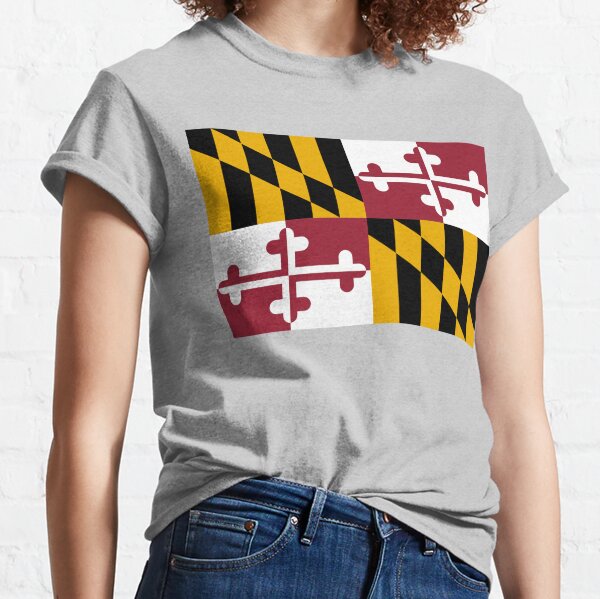 Flag of Maryland Flag of Maryland Classic T-Shirt | Redbubble